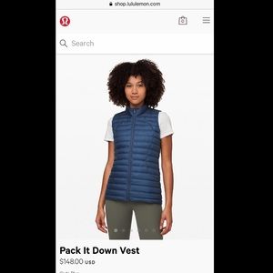 *BRAND NEW* Lululemon Pack It Down Again Vest
